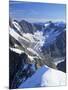 Mont Blanc Range Near Chamonix, Haute-Savoie, French Alps, France-Roy Rainford-Mounted Photographic Print