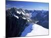 Mont Blanc Range Near Chamonix, Haute-Savoie, French Alps, France-Roy Rainford-Mounted Photographic Print