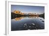 Mont Blanc Range Reflected at Sunrise from the Shore of Lac Des Cheserys-Roberto Moiola-Framed Photographic Print