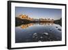 Mont Blanc Range Reflected at Sunrise from the Shore of Lac Des Cheserys-Roberto Moiola-Framed Photographic Print