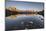 Mont Blanc Range Reflected at Sunrise from the Shore of Lac Des Cheserys-Roberto Moiola-Mounted Photographic Print