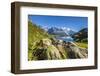 Mont Blanc Range Seen from Lac Des Cheserys, Aiguille Vert, Haute Savoie, French Alps, France-Roberto Moiola-Framed Photographic Print