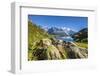 Mont Blanc Range Seen from Lac Des Cheserys, Aiguille Vert, Haute Savoie, French Alps, France-Roberto Moiola-Framed Photographic Print