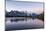 Mont Blanc Reflected During Twilight in Lac Des Cheserys, Haute Savoie, French Alps, France-Roberto Moiola-Mounted Photographic Print