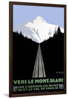 Mont Blanc Swiss Alps-null-Framed Giclee Print