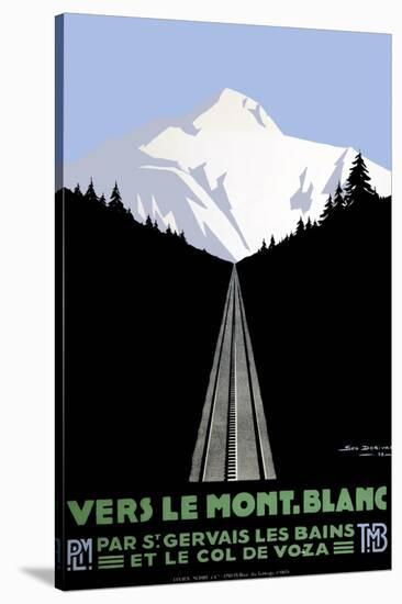 Mont Blanc Swiss Alps-null-Stretched Canvas