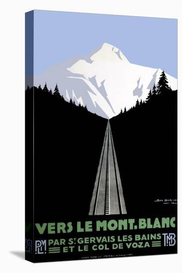 Mont Blanc Swiss Alps-null-Stretched Canvas