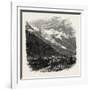 Mont Blanc (The Loftiest Peak in the Alps). Mont Blanc or Monte Bianco (Italian)-null-Framed Giclee Print