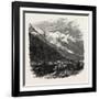 Mont Blanc (The Loftiest Peak in the Alps). Mont Blanc or Monte Bianco (Italian)-null-Framed Giclee Print