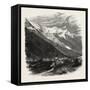 Mont Blanc (The Loftiest Peak in the Alps). Mont Blanc or Monte Bianco (Italian)-null-Framed Stretched Canvas