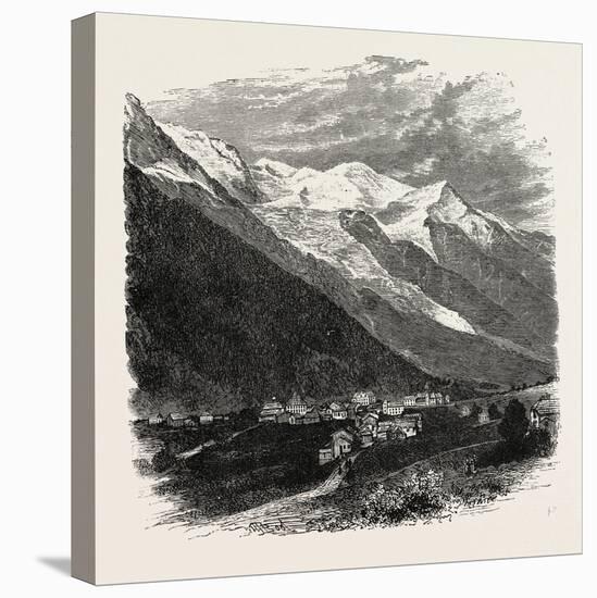 Mont Blanc (The Loftiest Peak in the Alps). Mont Blanc or Monte Bianco (Italian)-null-Stretched Canvas