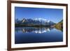 Mont Blanc, Top of Europe, Reflected During Sunrise in Lac Es Cheserys-Roberto Moiola-Framed Photographic Print