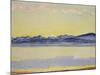 Mont Blanc with Red Clouds, 1918-Ferdinand Hodler-Mounted Giclee Print