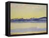 Mont Blanc with Red Clouds, 1918-Ferdinand Hodler-Framed Stretched Canvas