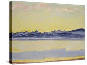 Mont Blanc with Red Clouds, 1918-Ferdinand Hodler-Stretched Canvas