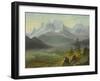 Mont Blanc-Albert Bierstadt-Framed Giclee Print