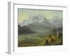 Mont Blanc-Albert Bierstadt-Framed Giclee Print