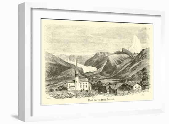 Mont Cervin from Zermalt-null-Framed Giclee Print