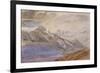 Mont Dauphiny, Near Chartreuse (W/C and Pencil on Paper)-John Ruskin-Framed Giclee Print