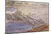 Mont Dauphiny, Near Chartreuse (W/C and Pencil on Paper)-John Ruskin-Mounted Giclee Print