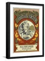 Mont Dore Wine Label - Europe-Lantern Press-Framed Art Print