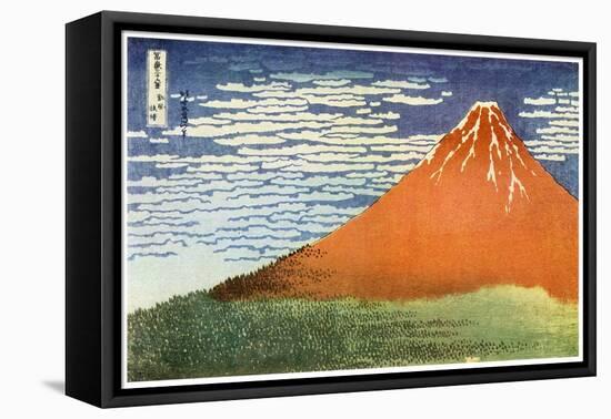 Mont Fuji, Japan, C1823-Katsushika Hokusai-Framed Stretched Canvas