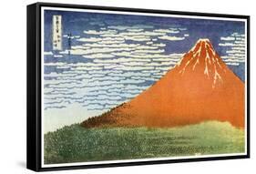 Mont Fuji, Japan, C1823-Katsushika Hokusai-Framed Stretched Canvas