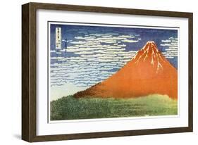 Mont Fuji, Japan, C1823-Katsushika Hokusai-Framed Giclee Print