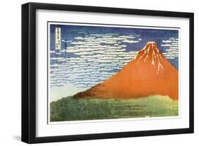 Mont Fuji, Japan, C1823-Katsushika Hokusai-Framed Giclee Print