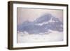 Mont Kolsaas, Misty Weather, 1895-Claude Monet-Framed Giclee Print