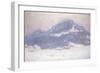 Mont Kolsaas, Misty Weather, 1895-Claude Monet-Framed Giclee Print