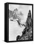 Mont Maudit as Seen from the Aiguille Marbrees, the Alps, Early 20th Century-null-Framed Stretched Canvas