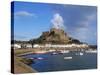 Mont Orgueil Castle, Gorey Harbour, Jersey, Channel Islands, UK-Robert Harding-Stretched Canvas