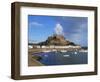 Mont Orgueil Castle, Gorey Harbour, Jersey, Channel Islands, UK-Robert Harding-Framed Photographic Print