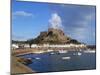 Mont Orgueil Castle, Gorey Harbour, Jersey, Channel Islands, UK-Robert Harding-Mounted Photographic Print