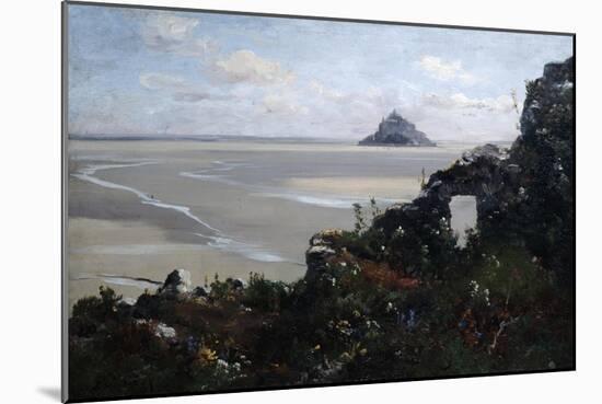 Mont Saint Michel, 1881-Emmanuel Lansyer-Mounted Giclee Print