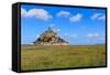 Mont Saint Michel Abbey, Normandy / Brittany, France-Zechal-Framed Stretched Canvas