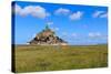 Mont Saint Michel Abbey, Normandy / Brittany, France-Zechal-Stretched Canvas