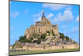 Mont Saint Michel Abbey, Normandy / Brittany, France-Zechal-Mounted Photographic Print