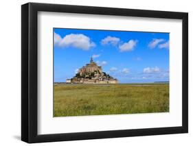 Mont Saint Michel Abbey, Normandy / Brittany, France-Zechal-Framed Photographic Print