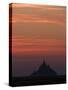 Mont Saint Michel at Night-Philippe Manguin-Stretched Canvas
