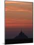 Mont Saint Michel at Night-Philippe Manguin-Mounted Photographic Print