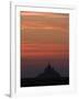 Mont Saint Michel at Night-Philippe Manguin-Framed Photographic Print