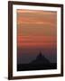 Mont Saint Michel at Night-Philippe Manguin-Framed Photographic Print