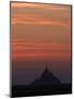 Mont Saint Michel at Night-Philippe Manguin-Mounted Photographic Print