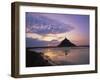 Mont-Saint-Michel at Sunset, Unesco World Heritage Site, La Manche Region, Basse Normandie, France-Roy Rainford-Framed Photographic Print