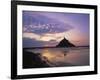 Mont-Saint-Michel at Sunset, Unesco World Heritage Site, La Manche Region, Basse Normandie, France-Roy Rainford-Framed Photographic Print