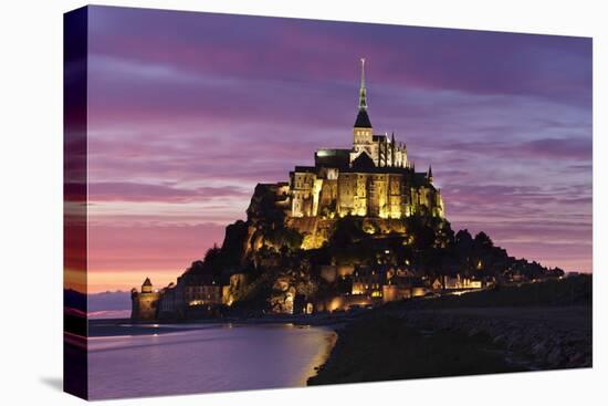 Mont Saint Michel at Sunset-Markus Lange-Stretched Canvas