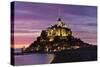 Mont Saint Michel at Sunset-Markus Lange-Stretched Canvas