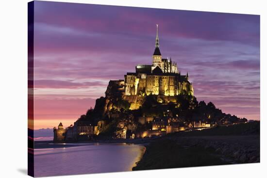 Mont Saint Michel at Sunset-Markus Lange-Stretched Canvas